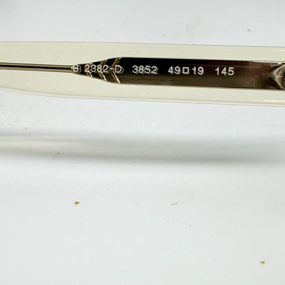 BURBERRY B 2382-d 3852 Eyeglasses Frames Clear Yellow 49-19-145 H20365 - Picture 6 of 8
